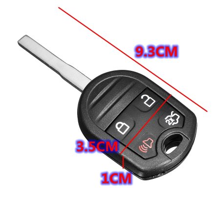4 Buttons Remote Key Fob with 4D63-6F 80 bit Chip 315MHz For Ford F-150 F-250 F350 6