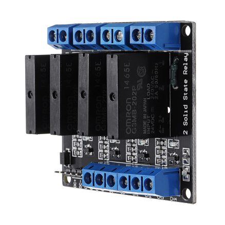 4 Channel DC 24V Relay Module Solid State High and low Level Trigger 240V2A Geekcreit for Arduino - products that work with official Arduino boards 6