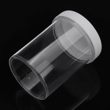120ML White Cover Hard Round Empty Bottle For Slime Crystal Mud DIY Handmade Accessories 3