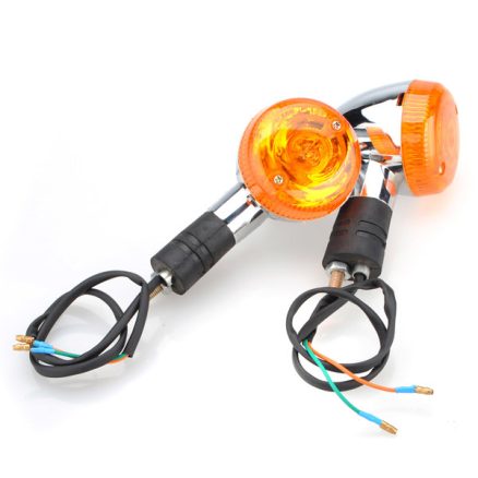 Universal Motorcycle Turn Signal Indicator Amber Lens Light Bulb 2