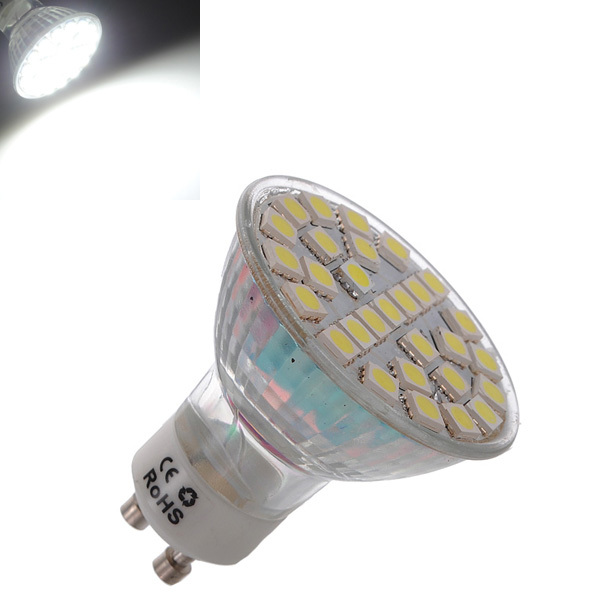 GU10 5W 29 SMD 5050 White LED Spotlightt Lamp Bulb AC 220V 1