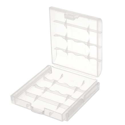 CR123A AA AAA Battery Case Holder Box Storage White 1