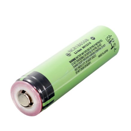 2PCS NCR18650B 3400mAh 3.7V Unprotected Pointed Head Rechargeable Li-ion Battery 2