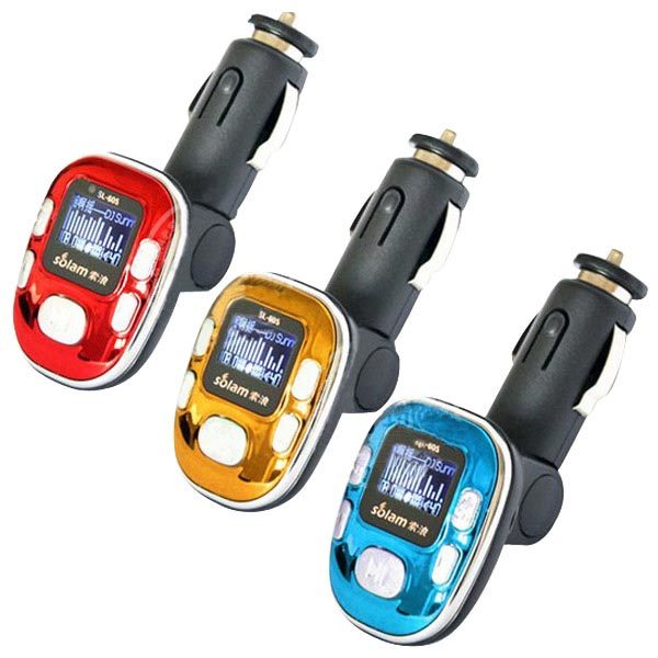 Car FM Transmitter MP3 Media Player SL-605 12V Cigarette Lighter 2GB 1 Car FM Transmitter MP3 Media Player SL-605 12V Cigarette Lighter 2GB