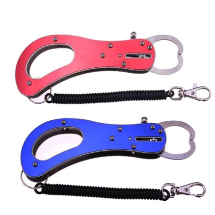 Stainless Steel Portable Fishing Lip Gripper tool with Missed rope 2