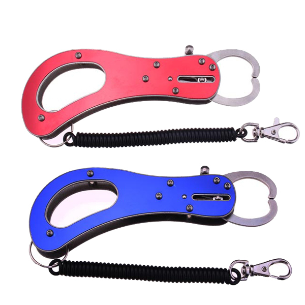 Stainless Steel Portable Fishing Lip Gripper tool with Missed rope 2 Stainless Steel Portable Fishing Lip Gripper tool with Missed rope - Image 2