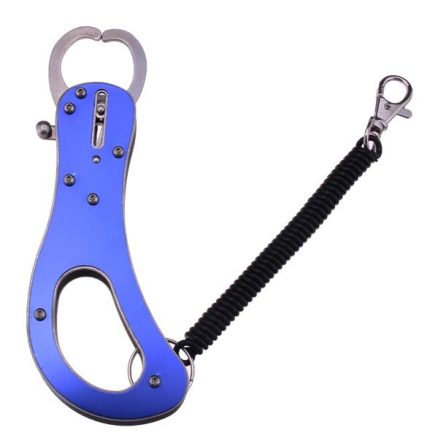 Stainless Steel Portable Fishing Lip Gripper tool with Missed rope 3