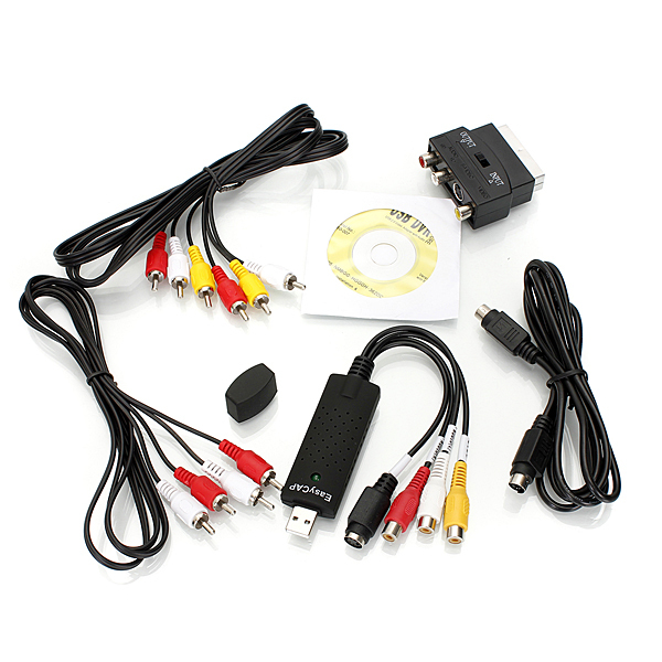 TV DVD Audio Video Grabber Stick Digitization Cable Scart Adapter 1 TV DVD Audio Video Grabber Stick Digitization Cable Scart Adapter