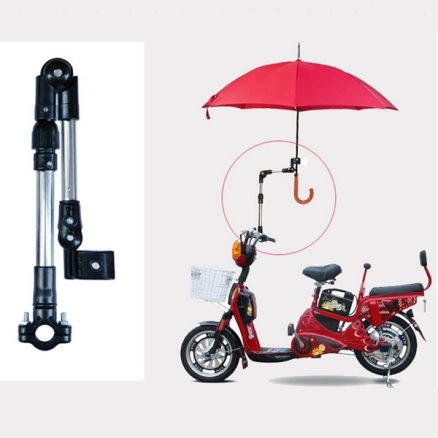 Bike Bicycle Wheelchair Stroller Connector Umbrella Holder Mount Stand 4