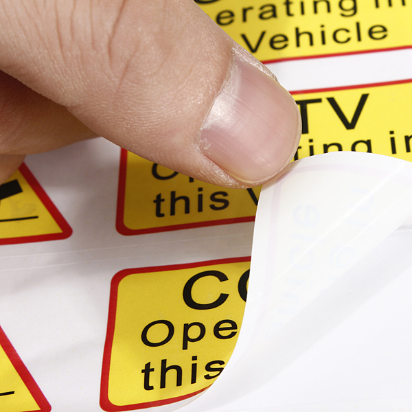 6PCS Car Taxi Sticker Signs Decal CCTV Operating In This Vehicle 1 6PCS Car Taxi Sticker Signs Decal CCTV Operating In This Vehicle