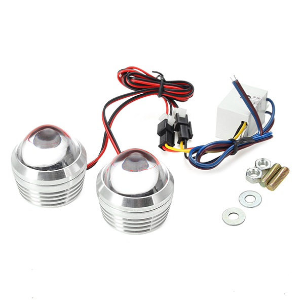 12V Motorcycle LED Lens Headlights Cold Light Fog Lamp Universal 2 12V Motorcycle LED Lens Headlights Cold Light Fog Lamp Universal - Image 2