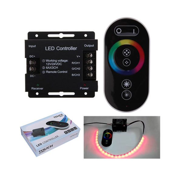 12V Touch Dimmable Remote Wireless RF Controller For Led RGB Strip 1
