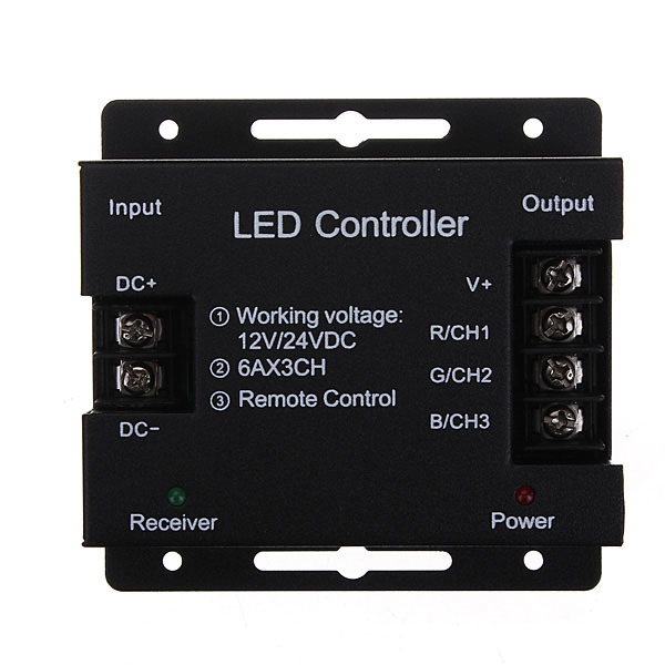 12V Touch Dimmable Remote Wireless RF Controller For Led RGB Strip 3 12V Touch Dimmable Remote Wireless RF Controller For Led RGB Strip - Image 3