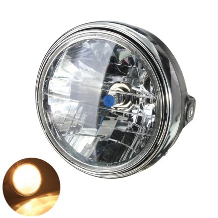 7inch 12V 35W H4 Motorcycle Headlight Bulb Rear Mount Headlamp 1