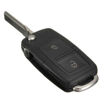 2 Button Flip Remote Key Case Car Shell With Screwdriver For VW 4
