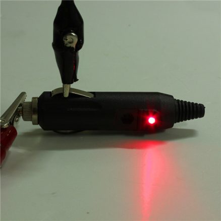 12V Male Car Cigarette Lighter Socket / Plug / Connector 5A With LED & Fuse 4