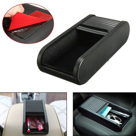 Car Storage Box Rolls Plastic Pocket Telescopic Dash Mobile Phone Coins Holder 3