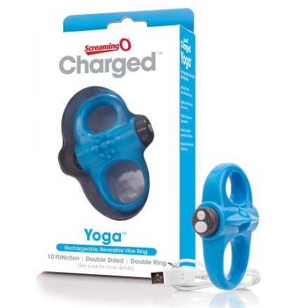 Charged Yoga Rechargeable Vibe Ring - Blue 5