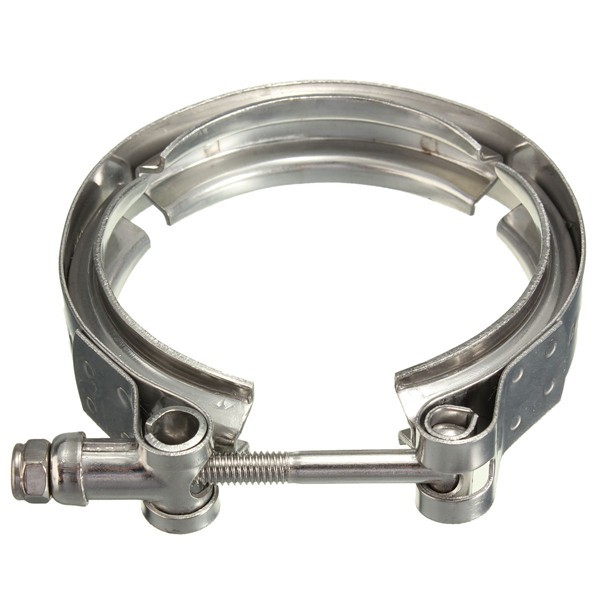 2.5inch Exhaust Clamp Down Pipe V-Band Turbo Clamp Flange Down Pipe Stainless Steel 2 2.5inch Exhaust Clamp Down Pipe V-Band Turbo Clamp Flange Down Pipe Stainless Steel - Image 2