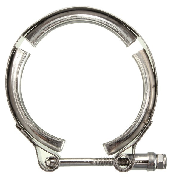 2.5inch Exhaust Clamp Down Pipe V-Band Turbo Clamp Flange Down Pipe Stainless Steel 3 2.5inch Exhaust Clamp Down Pipe V-Band Turbo Clamp Flange Down Pipe Stainless Steel - Image 3