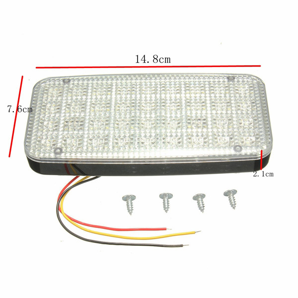 12V 36 LED Ceiling Dome Roof Interior Light White Lamp For Car Auto Van Vehicle Truck Boat 4 12V 36 LED Ceiling Dome Roof Interior Light White Lamp For Car Auto Van Vehicle Truck Boat - Image 4