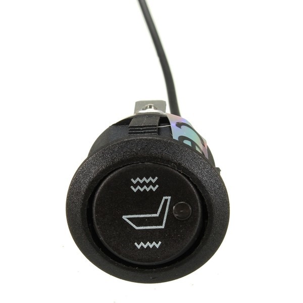 Universal 3 Pins Round Heater Heated Car Seat Rocker Switch High Low Off Control 5 Universal 3 Pins Round Heater Heated Car Seat Rocker Switch High Low Off Control - Image 5