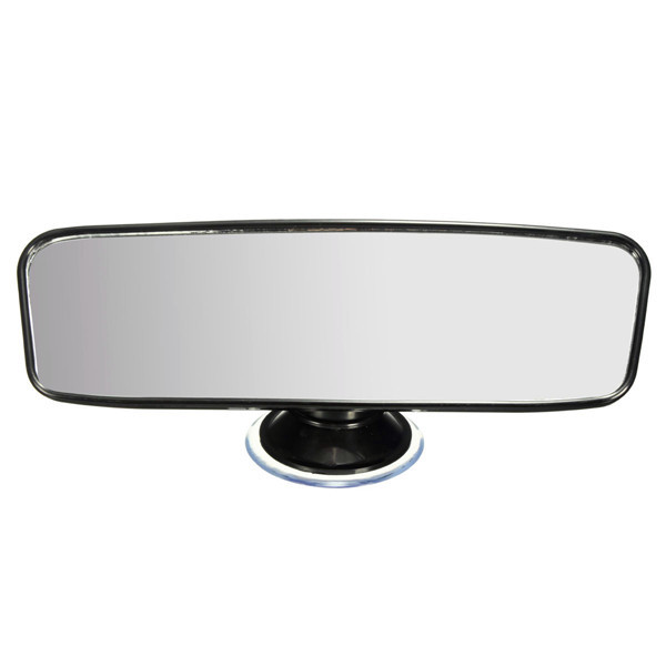 Universal Car Wide Flat Interior Rear View Mirror 200mm Width with 360 Degree Rotable Suction Cup 1