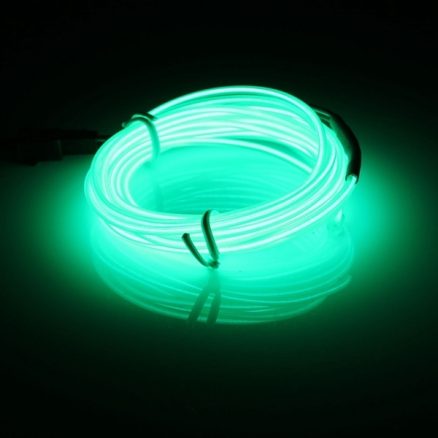 3M EL Led Flexible Soft Tube Wire Neon Glow Car Rope Strip Light Xmas Decor DC12V 4