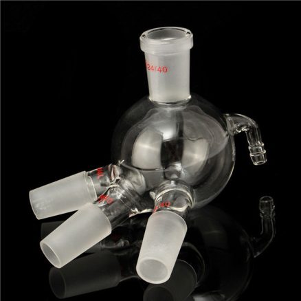 24/40 Jionts Glass Distillation Receiver Adapter Lab Glassware 3