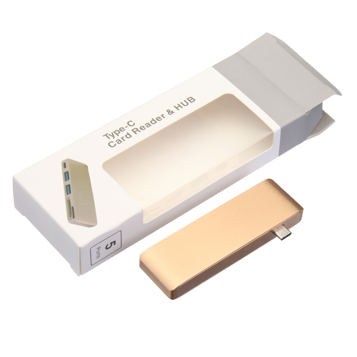 Multifunction USB Hub Type-C to Type-C USB 3.0 2Ports TF SD Card Reader for Laptop PC 5 Multifunction USB Hub Type-C to Type-C USB 3.0 2Ports TF SD Card Reader for Laptop PC - Image 5