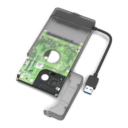MAIWO K104 Tool-Free USB 3.0 SATA III Hard Drive Enclosures Transparent Hard Drive Case Box for 2.5inch HDD SSD 3