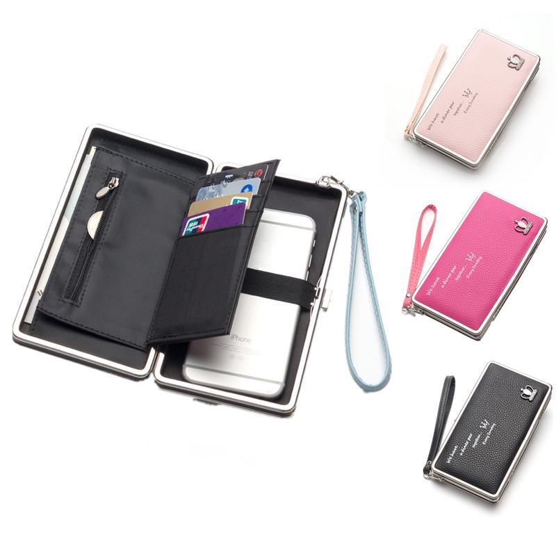 Bakeey?„? Universal 5.5-inch Women Phone PU Wallet Purse Handbag For Xiaomi Huawei Samsung iPhone 7 2