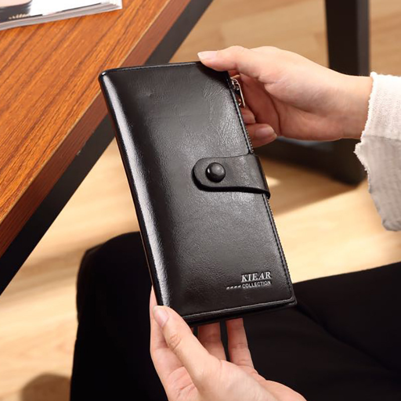 New Fashion Women High Quality PU Leather Long Wallet Handbag Card Holder Coin Purse 5 New Fashion Women High Quality PU Leather Long Wallet Handbag Card Holder Coin Purse - Image 5