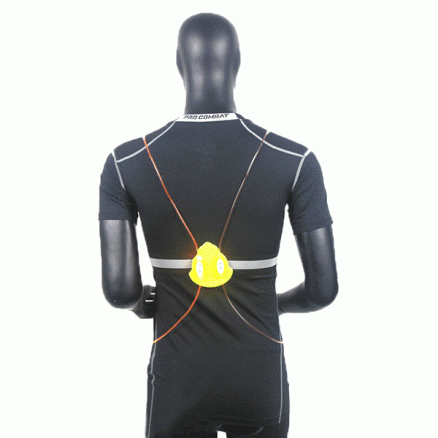 LED Fiber Reflective Vest Night Cycling Running Outdoor Safety Sports Clothes 4