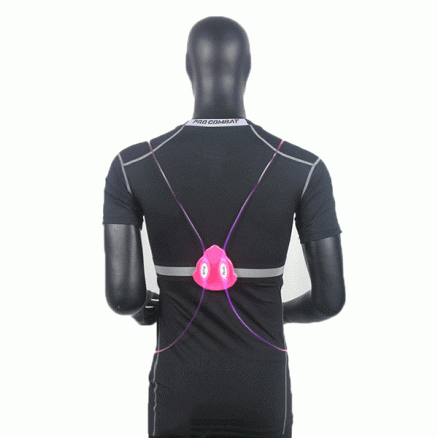 LED Fiber Reflective Vest Night Cycling Running Outdoor Safety Sports Clothes 5