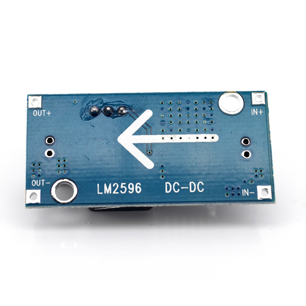 1pcs 2596S LM2596S 3A Adjustable Step-down DC-DC Power Supply Module 4 1pcs 2596S LM2596S 3A Adjustable Step-down DC-DC Power Supply Module - Image 4