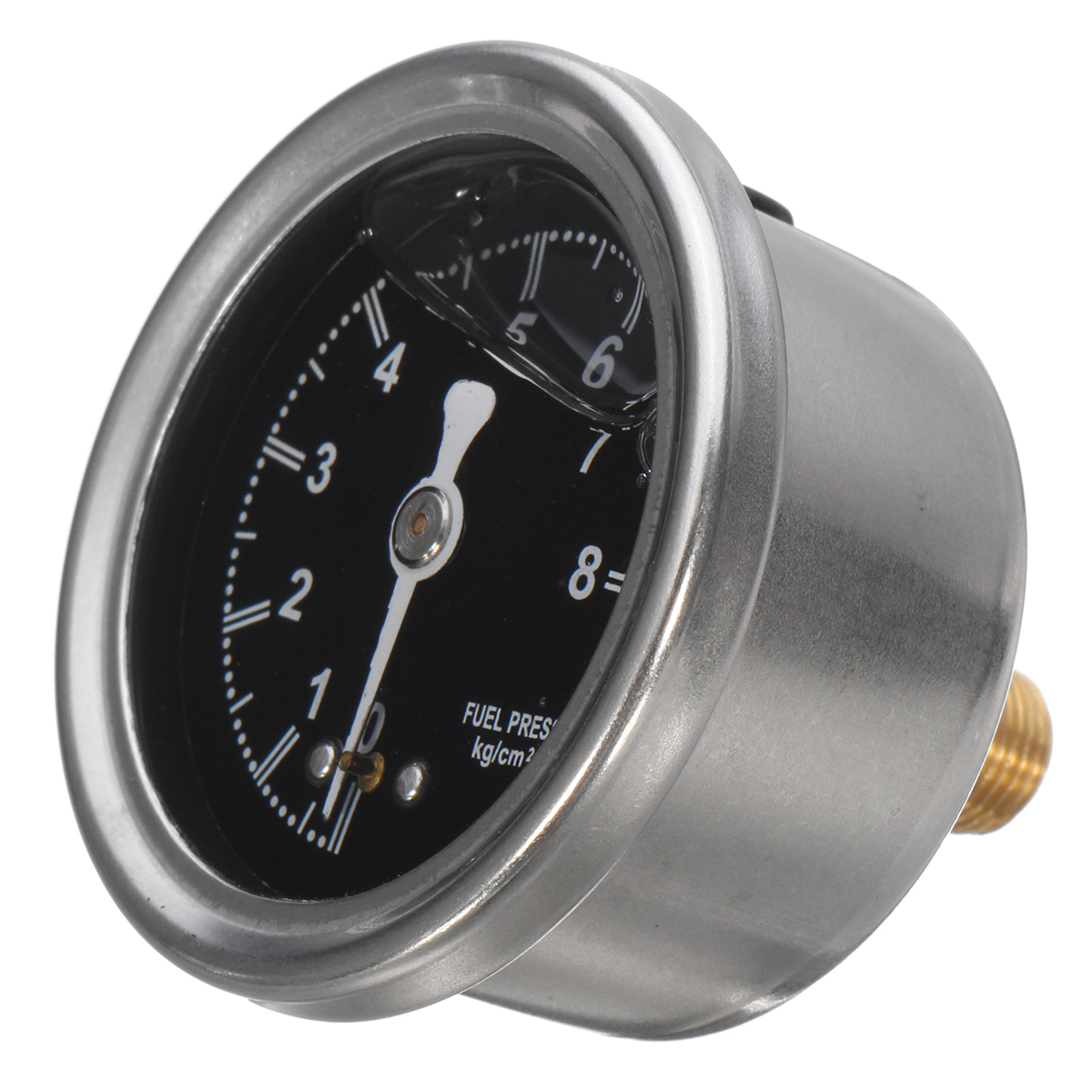 Fuel Press Pressure Regulator 1/8 Inch NPT Cm Liquid Fill Oil Gauge Boost Valve 2 Fuel Press Pressure Regulator 1/8 Inch NPT Cm Liquid Fill Oil Gauge Boost Valve - Image 2