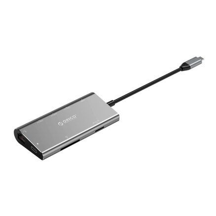 Orico CLH-W2 Type-C to 3 USB 3.0 4K HDMI PD Charge Hub TF SD Card Reader RJ45 Port USB Hub 3