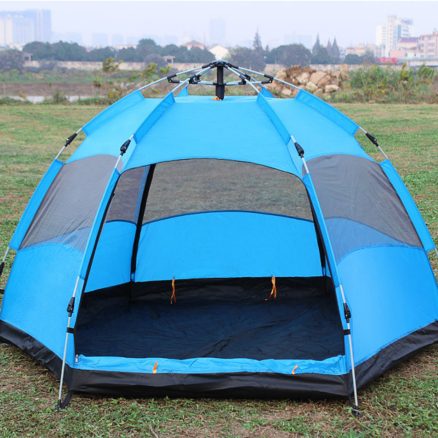 5-8 People Automatic Pop Up Instant Large Tent Waterproof Outdoor Camping Family UV Sunshade Shelter 3