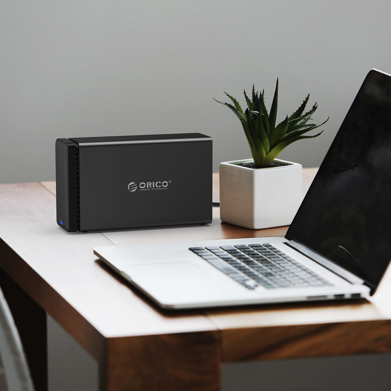 Orico NS200RU3 2-Bay 3.5inch USB 3.0 UASP Hard Drive Enclosure RAID Storage System 5 Orico NS200RU3 2-Bay 3.5inch USB 3.0 UASP Hard Drive Enclosure RAID Storage System - Image 5