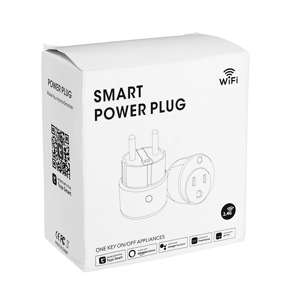 EU Standard Smart Wifi Socket Power Plug Mobile APP Remote Control Work With Alexa Google Home 1