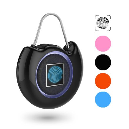 Cut-off Alarm Keyless Fingerprint Intelligent Padlock Security USB Smart Travel Lock Suitcase Cabinet 4 Colors 1