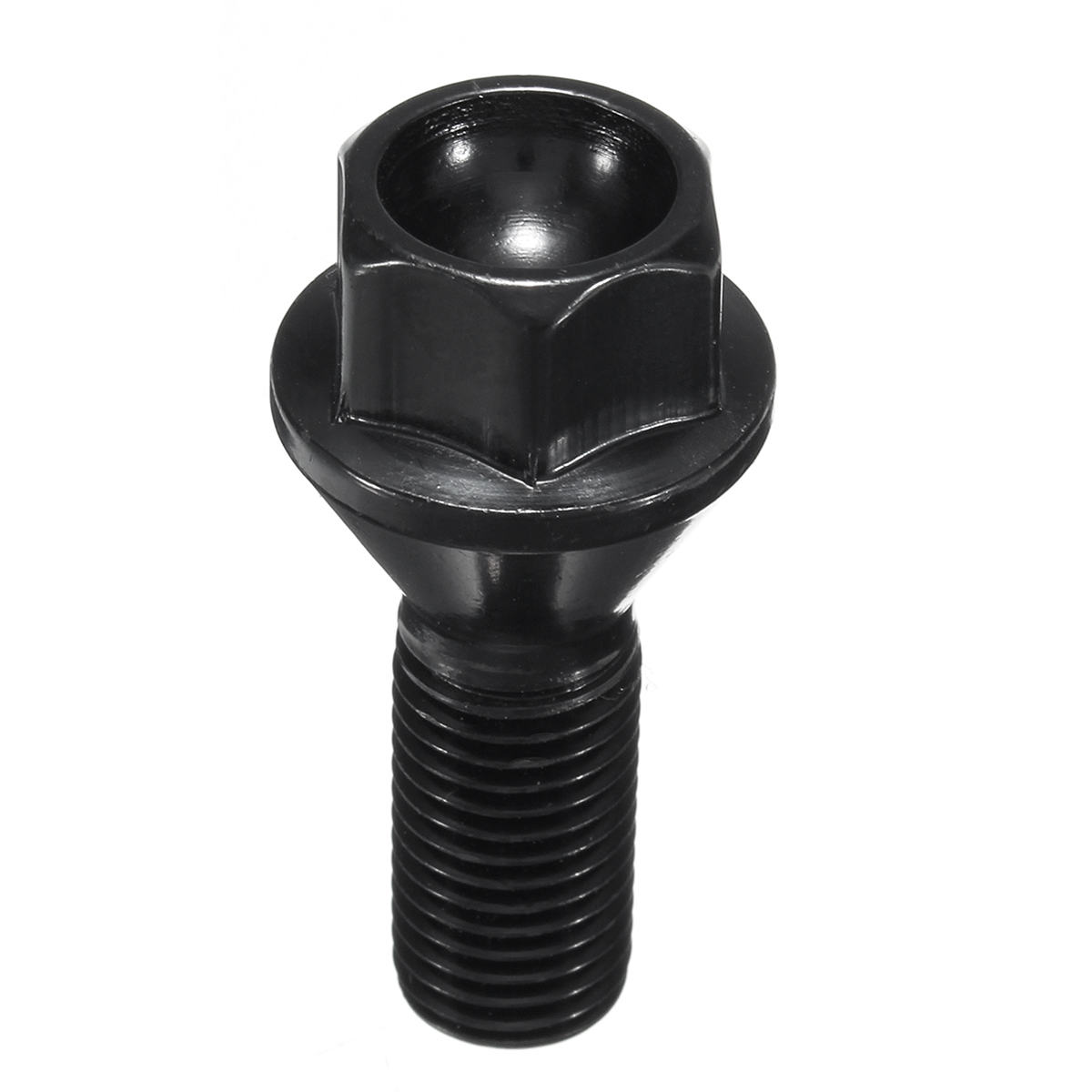 Black Metal Genuine Car Wheel Lug Bolt Nut For BMW E90 E91 E92 E93 3 Series 2 Black Metal Genuine Car Wheel Lug Bolt Nut For BMW E90 E91 E92 E93 3 Series - Image 2