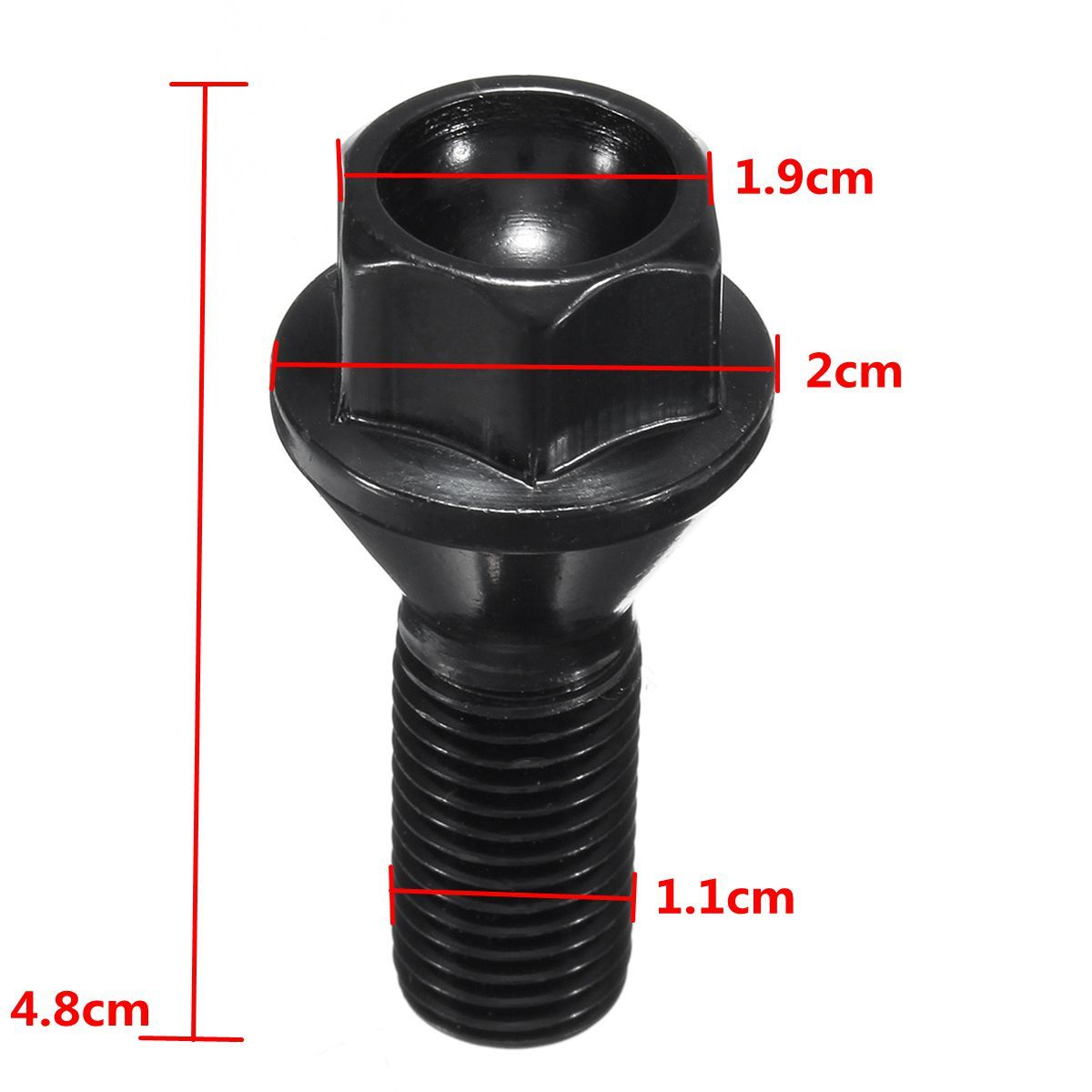 Black Metal Genuine Car Wheel Lug Bolt Nut For BMW E90 E91 E92 E93 3 Series 6 Black Metal Genuine Car Wheel Lug Bolt Nut For BMW E90 E91 E92 E93 3 Series - Image 6