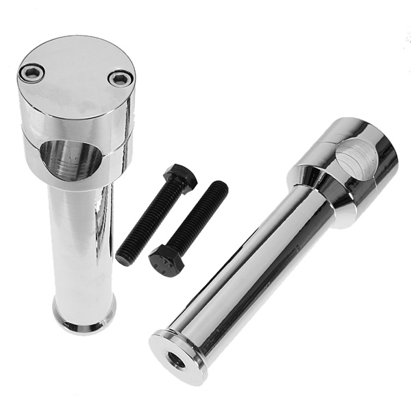 1 inch 25mm Motorcycle Chrome Billet Handlebar Riser Set for Davidson Yamaha/Honda/Suzuki 1 1 inch 25mm Motorcycle Chrome Billet Handlebar Riser Set for Davidson Yamaha/Honda/Suzuki