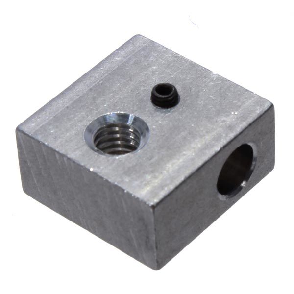 MK7/MK8 20*20*10mm Aluminum Heating Block For 3D Printer 2 MK7/MK8 20*20*10mm Aluminum Heating Block For 3D Printer - Image 2