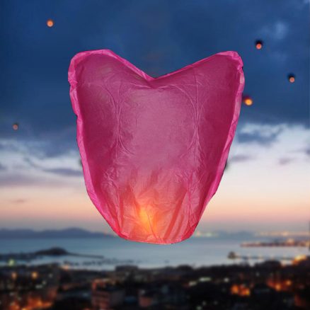 Love Heart Kong Ming Sky Lanterns Chinese Traditional Wishing Lamp 5