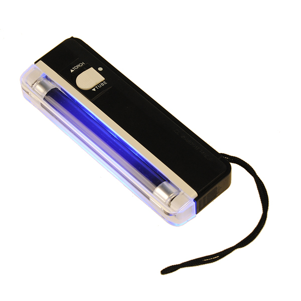 DANIU 2 in 1 UV Black Light Torch Portable Fake Money Cash Detector 2