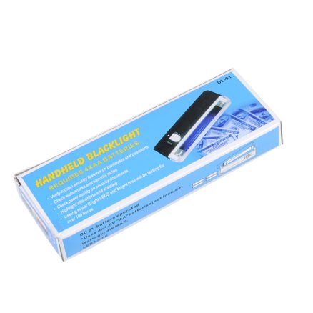 DANIU 2 in 1 UV Black Light Torch Portable Fake Money Cash Detector 6