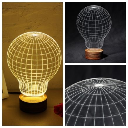 3D Visual LED Small Table Night Light For Holiday Valentine's Day 2